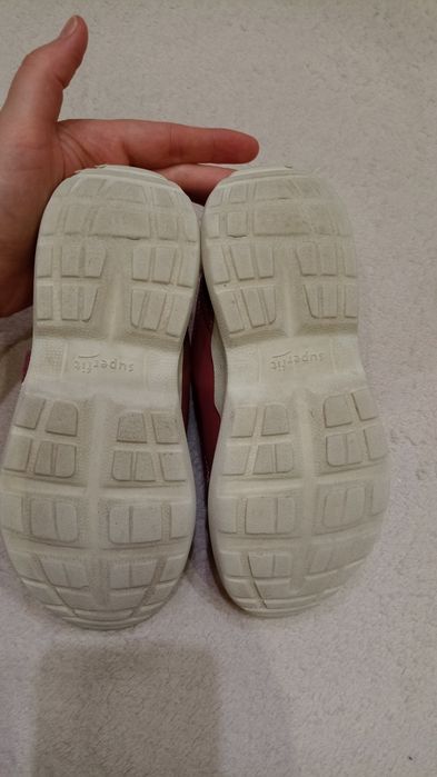 Śliczne buty przejściowe na rzepę, adidasy Superfit 30, nieprzemakalne