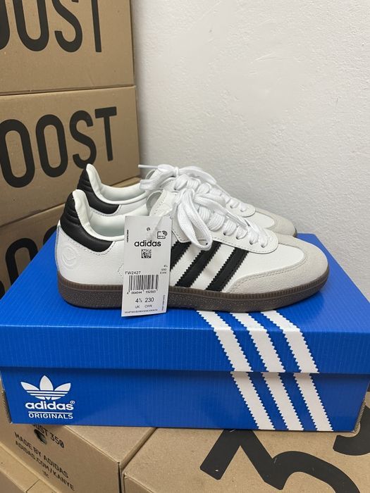 ТОП ‼️ Кросівки Adidas Samba White Black | 36-45