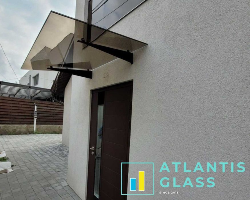 Навіс скляний. Козирок зі скла. Альтанки, веранди, терассі скління.