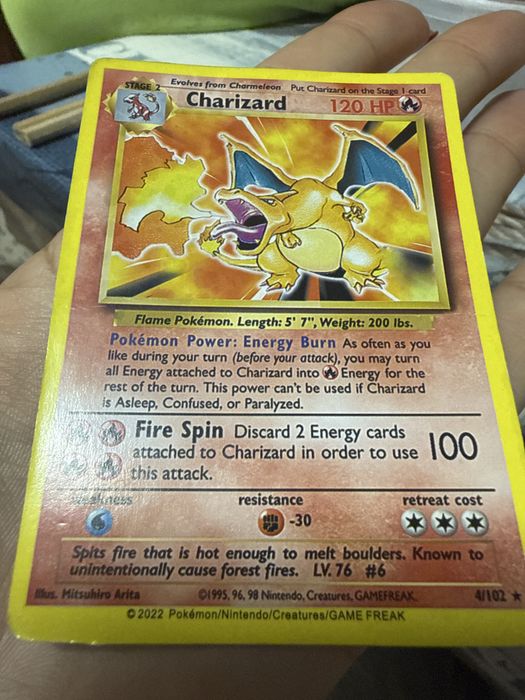 Charizard Antigo 120HP