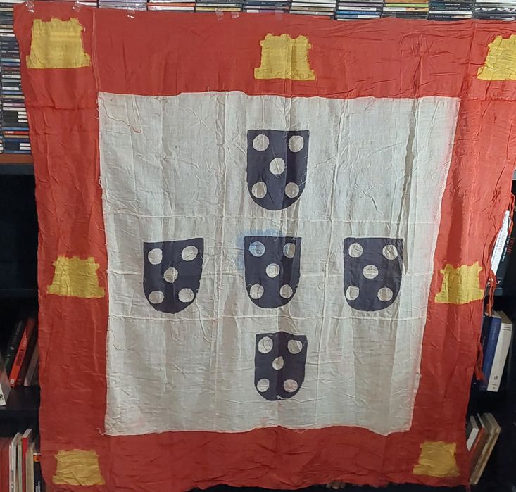 Bandeira de Portugal 1481 - D. João II Monarquia | Linho