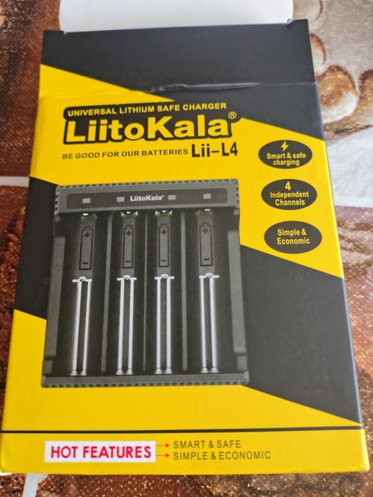 LiitoKala Lii L4 , зарядний пристрій, новий.