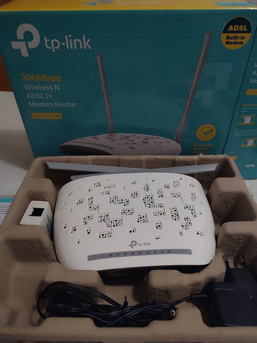 ADSL2+ роутер tp-link TD-W8961N, все працює, повний комплект.