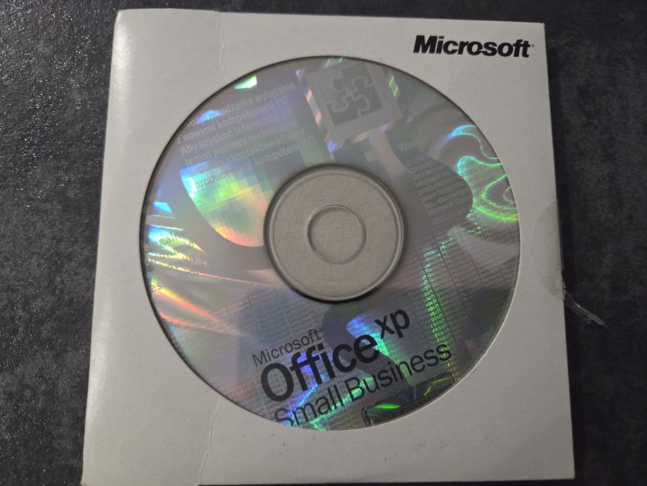Microsoft Office XP Small Business (wersja 2002) - Płyta CD