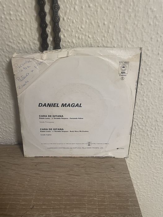 Disco Vinil Single 7" Daniel Magal - Cara De Gitana (1978) Raro