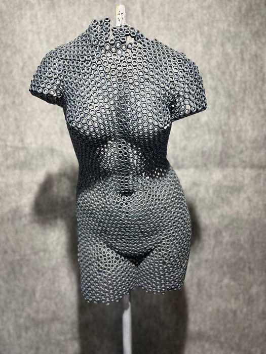 Декоративна фігура "Венера" із гайок М8 (повністю ручна робота)