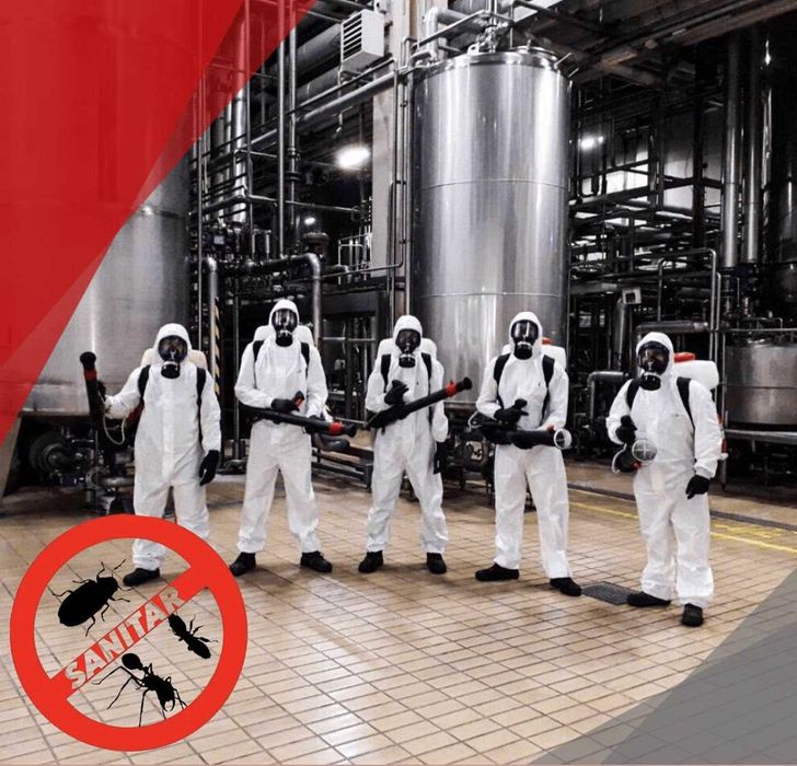 Уничтожение тараканов, клопов. Травля Знищення Тарганів  Дніпро.
