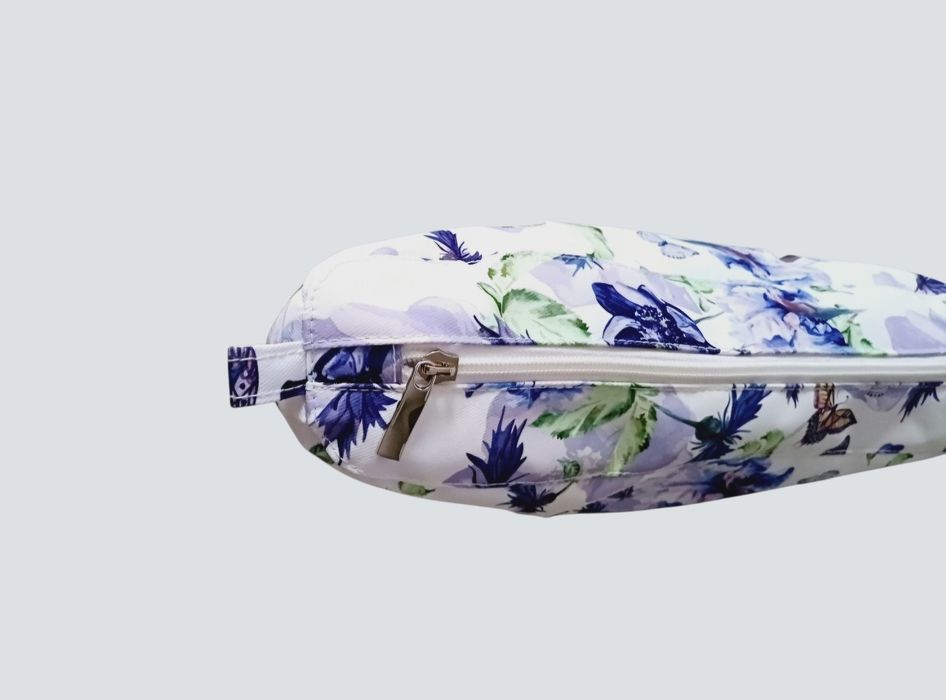 O Bag Standard, organizer w fioletowe, granatowe kwiaty do torebki