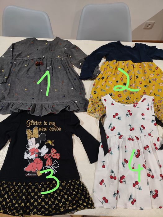 Vestidos menina 2/3 anos