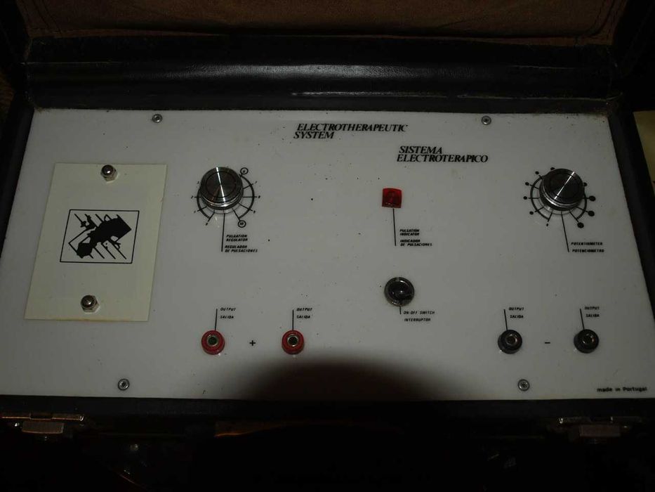 Electrotherapy machine functioning perfectly.430804423138365441