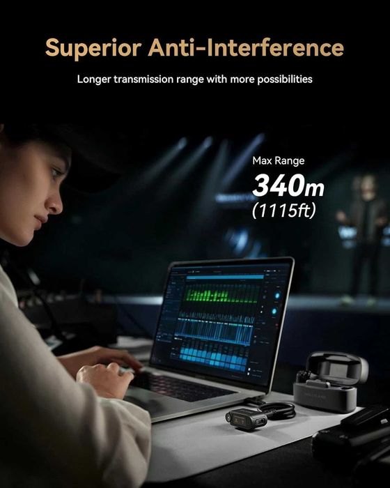 Мікрофон Hollyland Lark MAX 2 Combo Wireless Microphone