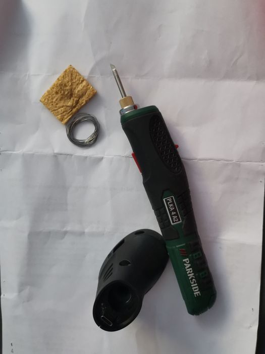 Lutownica akumulatorowa Parkside 4a2a stan idealny jak nowy