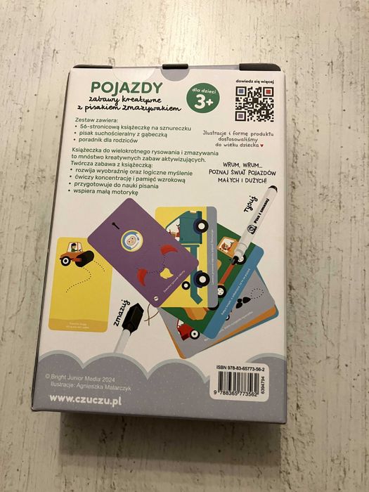 CzuCzu Pojazdy. Zabawy kreatywne z pisakiem