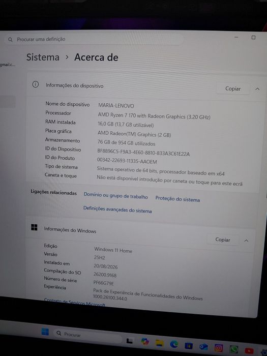 Pc Lenovo novo, oferta da mochila lenovo