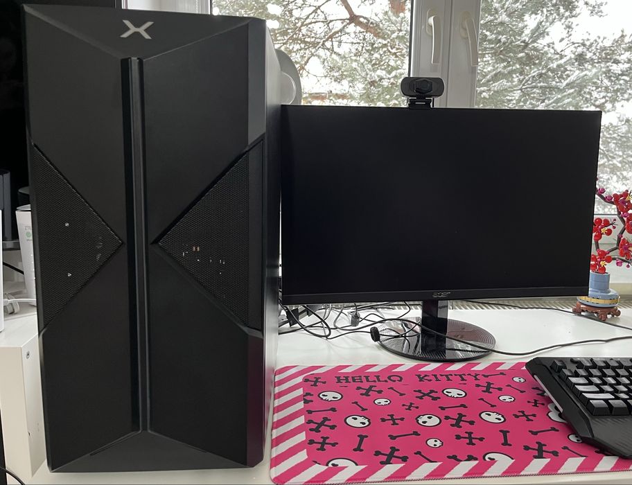 Komputer gamingowy – i5-11400F / GTX 1660 Ti / 16 GB RAM + monitor 24”