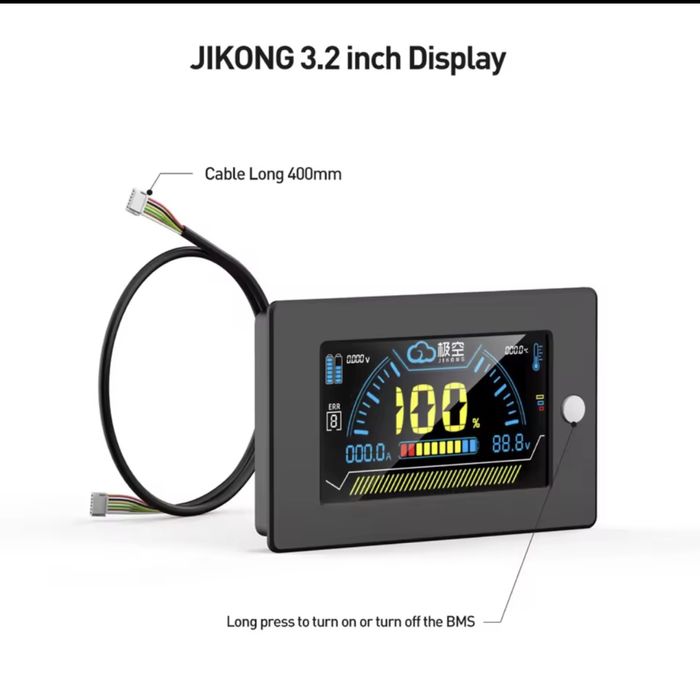 Дисплей JIKONG 3.2 дюйма для BMS JIKONG