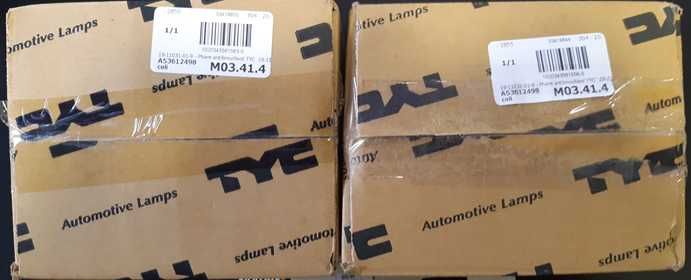 Faróis de nevoeiro e Lâmpadas de halogéneo