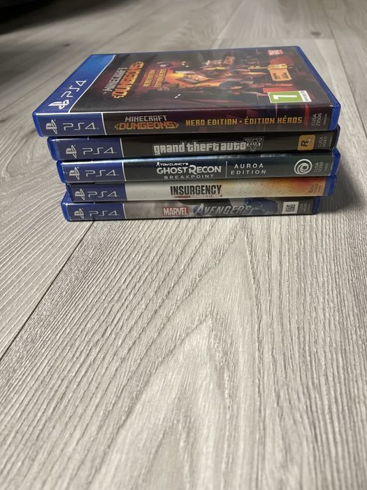 5 gier na PS4 uzywane