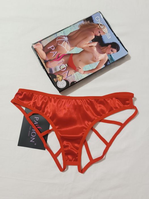 Cueca Sexy Vermelha com Laço. Tamanho L/ XL