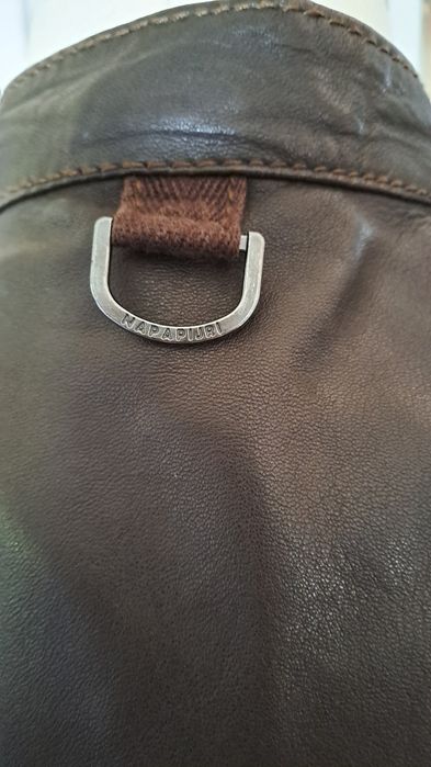 Napapijri kurtka skórzana roz M