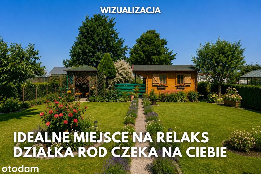 Klimatyczna działka ROD z domkiem | Człuchów, ul. Koszalińska