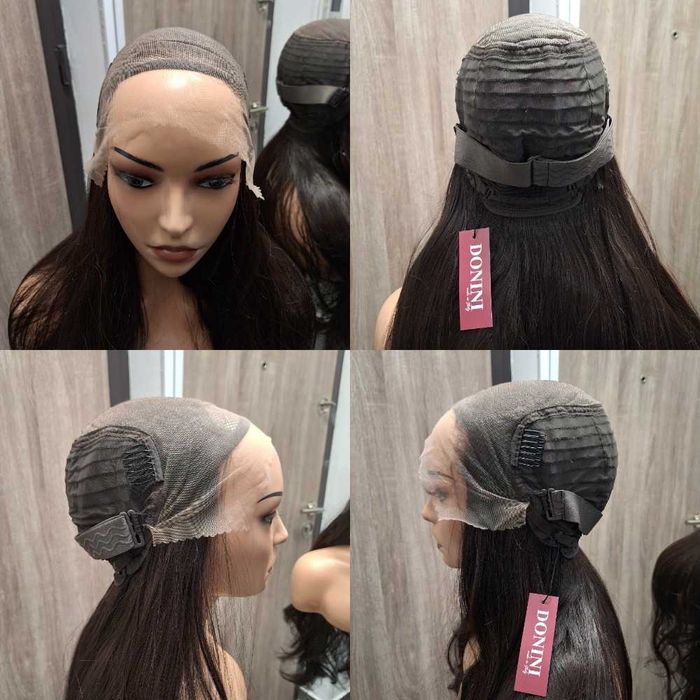 Długa Falowana Ciemna Peruka Na Koronkowej Siateczce Lace Front Wig