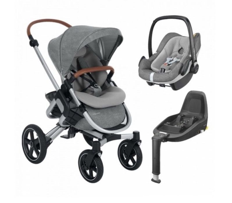 Trio Bebé Confort - carrinho, cadeira, 2 way fix