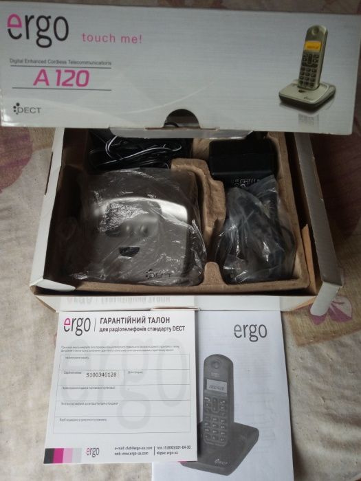 Радиотелефон ERGO A 120 стандарта DECT