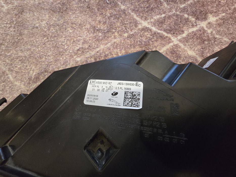 Farol/Óptica frente esquerdo Jaguar I-Pace X590 ORIGINAL NOVO