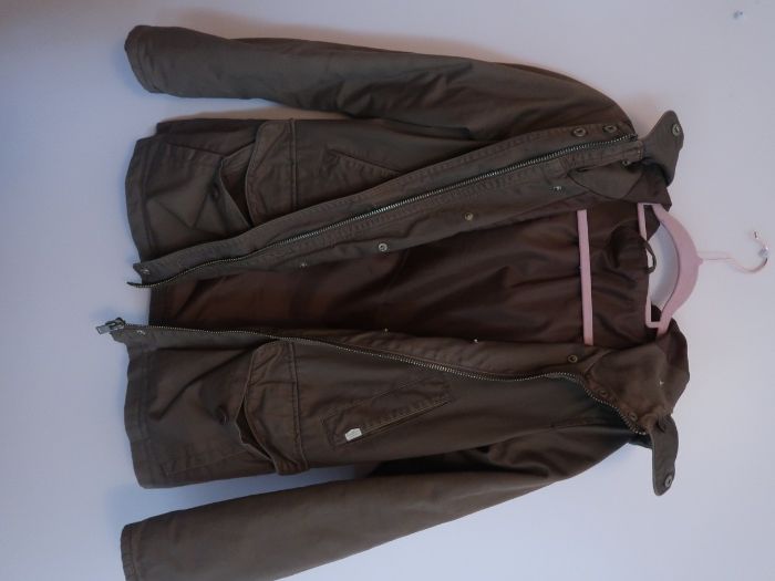 Parka de inverno com pêlo removível