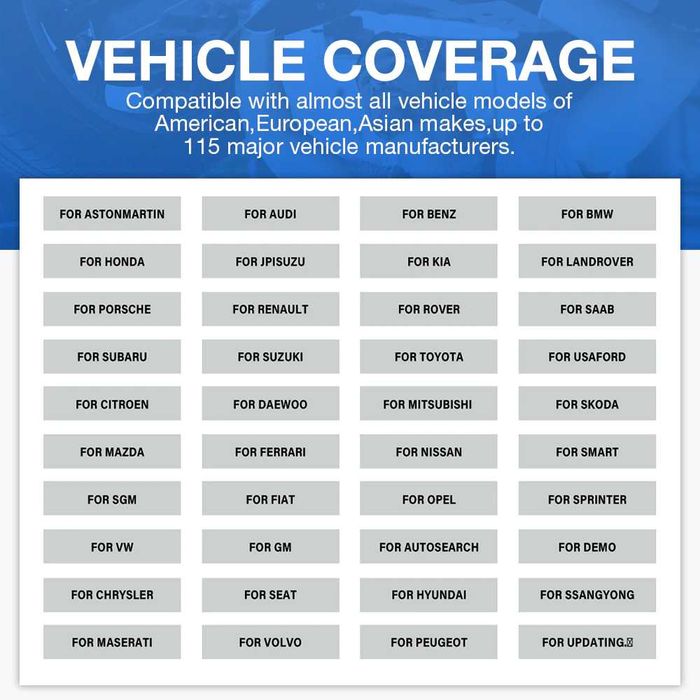 ThinkCar ThinkDiag Maq Diagnóstico OBD todas as Marcas/Funções (1 Ano)