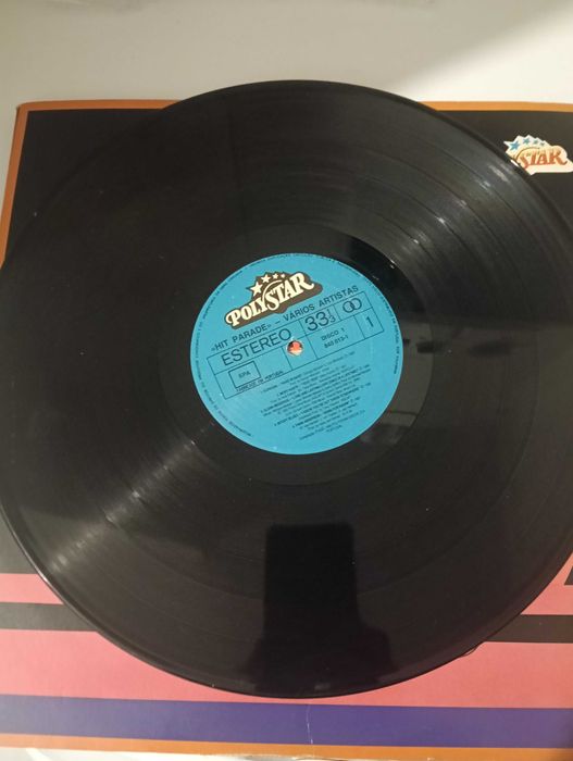 Vinil Hit Parade (duplo) de 1988.