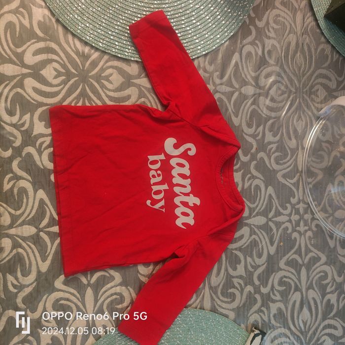 Bluzeczka świąteczna 1-3 M unisex