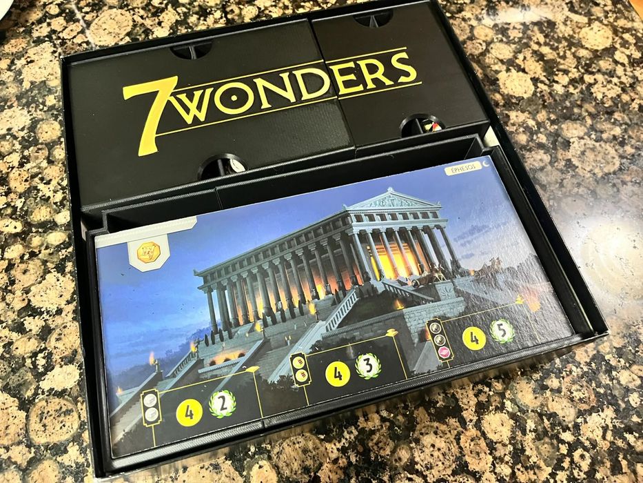 Organizador para Jogo 7 WONDERS (Com Expansões)