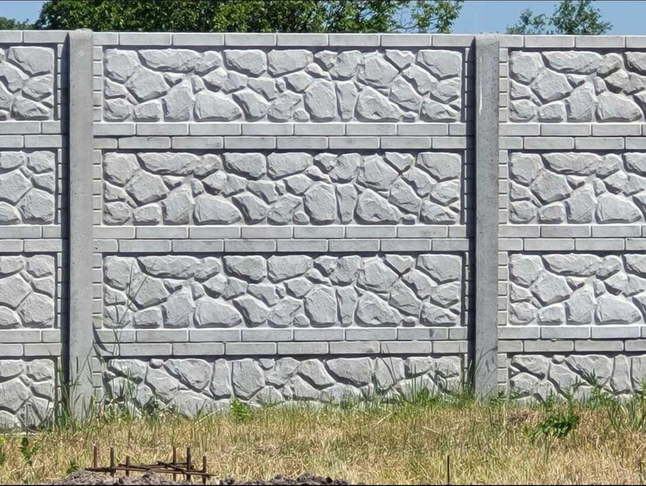 Європаркан (бетонний паркан з плит) продаж і установка