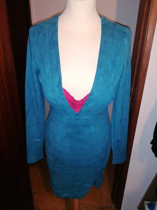 Vestido Missguided Azul Celeste