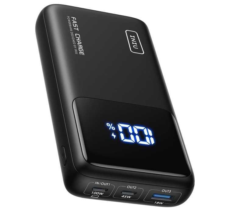 INIU Power Bank de 100 W, 25000 mAh de alta capacidade - SELADA