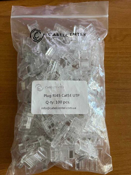 Коннектор Plug RJ45 Q-ty: 100 pcs
