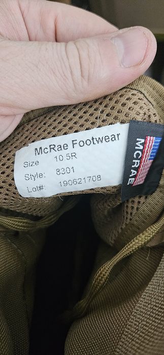 Берці літні військові  McRae 8301. Розмір 43.5/US10.5