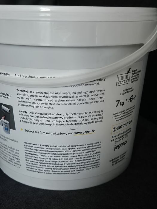 Beton Architektoniczny Dekoracyjny Ścienny 7kg Genova Jegger