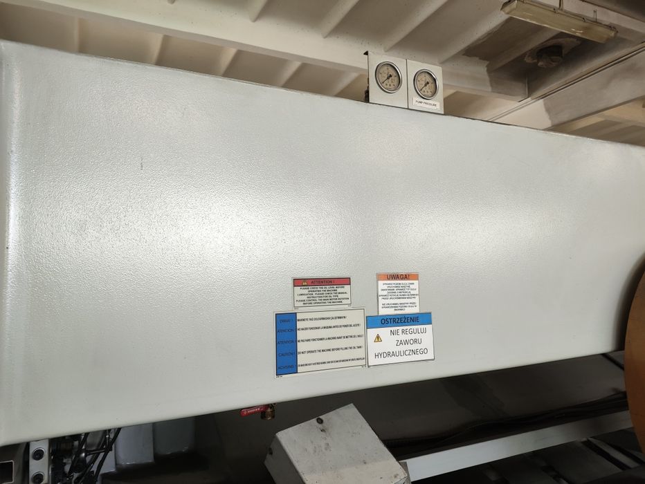 Gilotyna nożyce gilotynowe hydrauliczne cnc hvr 6x3100mm