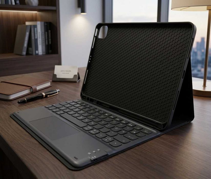 Чохол-клавіатура з трекпадом та RGB-підсвіткою для iPad Air 4/5 10.9" / Pro 11" [Чорний]