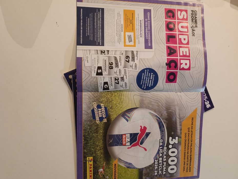 Caderneta de cromos liga portuguesa 2025-2026