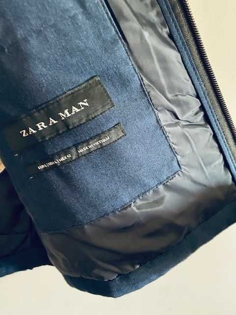 Colete puffin Zara Homem tons azul