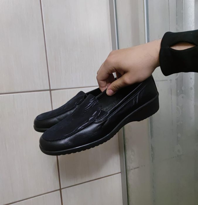 buty damskie 41 medicus ciemne czółenka półbuty obuwie czarne Black na