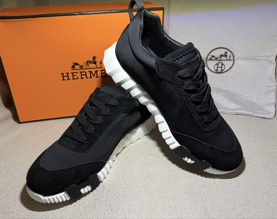Чоловічі кросівки Hermès Bouncing (Чорні)