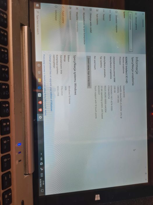Tablet 2w1 Kiano Intelect X3 Hd 10.1" Win10