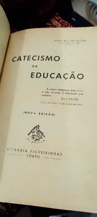 Catecismo da Educação 1945 Abade René Bethléem