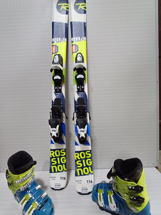 Zestaw Narty Rossignol 116 cm + buty tecnica 20 cm
