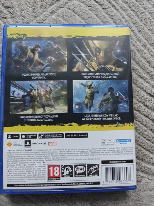 Marvel Wolverine ps5 pl